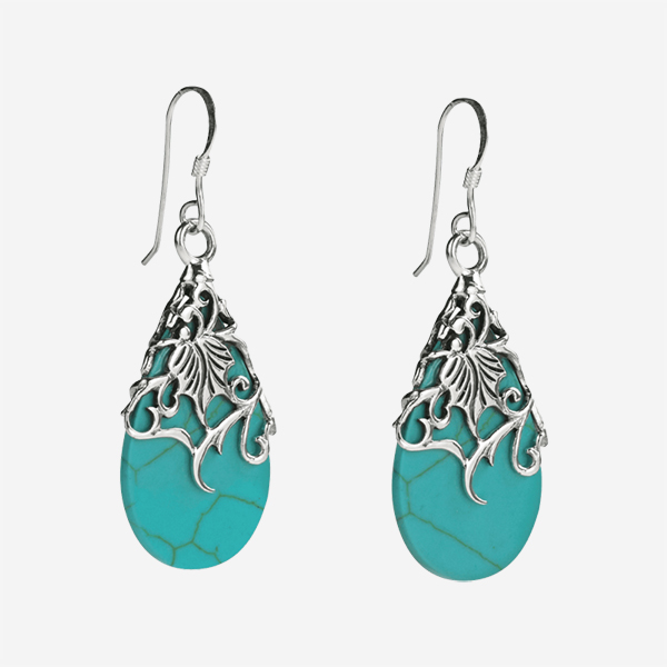 Silver earrings